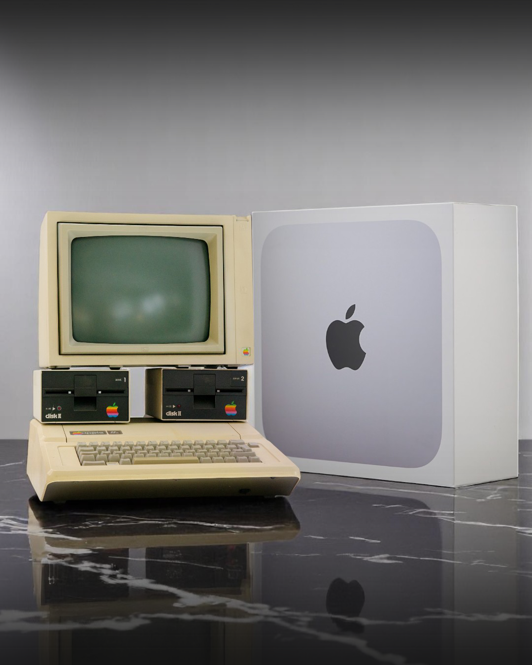 Apple Who are we Image - Old Machine and new machines